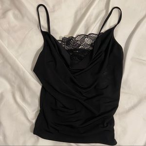 Black top with lace